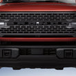 Load image into Gallery viewer, Ford Racing 2021+ Bronco Grille Lettering Overlay Kit - Black - Installation View