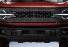 Load image into Gallery viewer, Ford Racing 2021+ Bronco Grille Lettering Overlay Kit - Black - Installation View