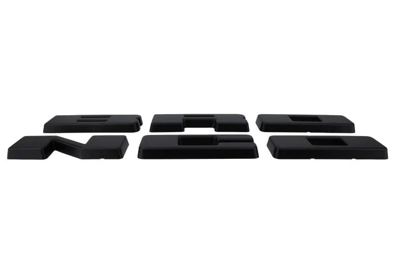 Ford Racing 2021+ Bronco Grille Lettering Overlay Kit - Black - Additional View 7