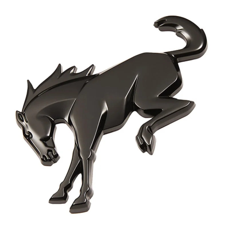 Ford Racing 2021 Bronco Rear Emblem - Black - Main Product View