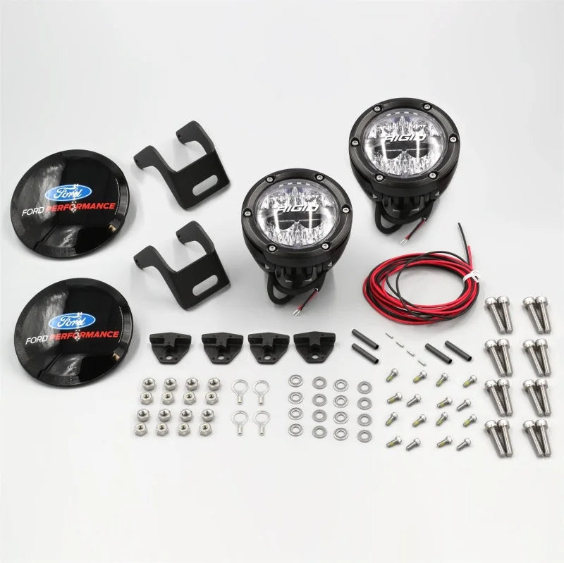 Ford Racing 2021+ Ford Bronco Mirror Mounted 4in Rigid LED Lights Kit - Additional View 7