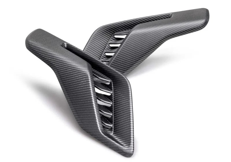 Ford Racing 21-24 F-150 Raptor Carbon Fiber Fender Vent Set - Matte - Side View