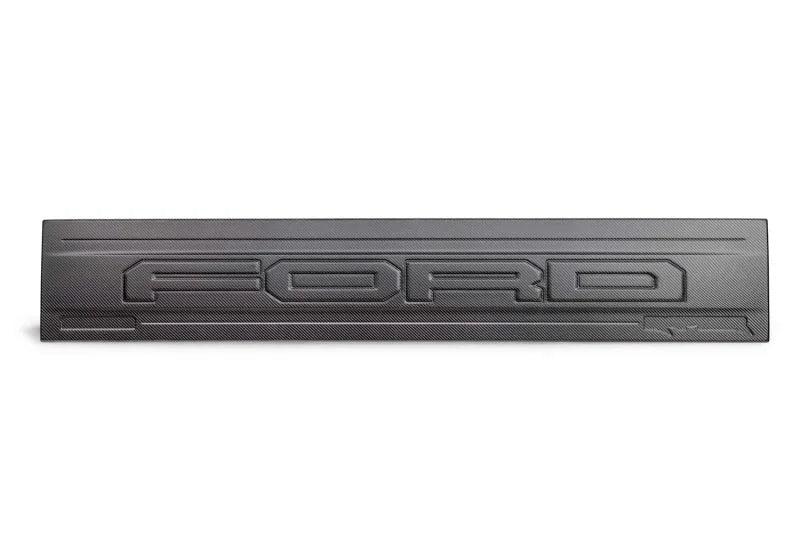 Ford Racing 21-24 F-150 Raptor Carbon Fiber Tailgate Panel - Matte fits 2021-2025 Ford F-150 Raptor - Back View