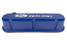 Load image into Gallery viewer, Ford Racing 289-351 Slant Edge Blue Valve Cover - Side View