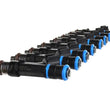 Load image into Gallery viewer, Ford Racing 55 LB/HR at 40PSI Fuel Injector Set 8 Pack - Installation View