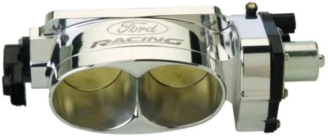 Ford Racing 65mm Cobra Jet Billet Aluminum Throttle Body - Side View