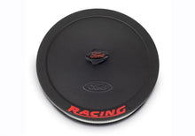 Load image into Gallery viewer, Ford Racing Air Cleaner Kit - Black Crinkle Finish w/ Red Emblem - Installation View