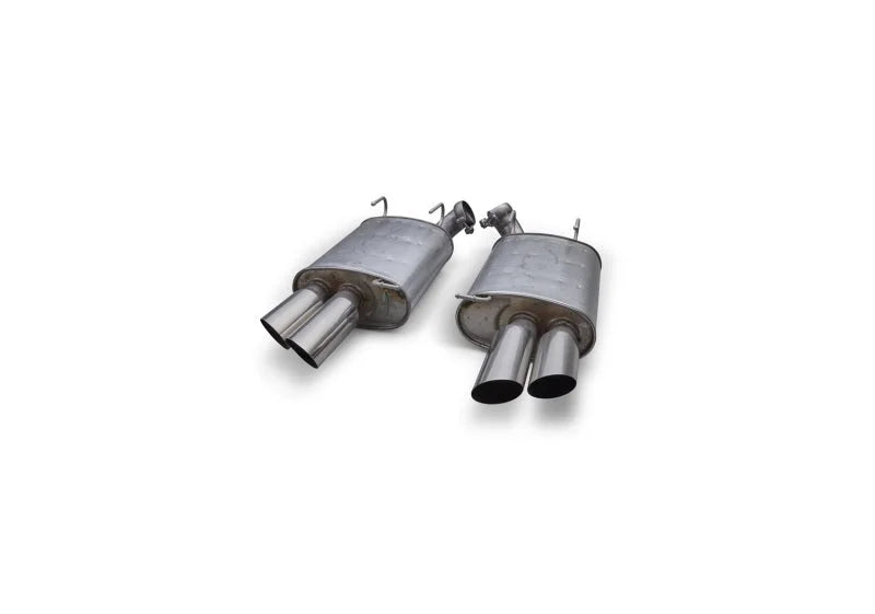 Ford Racing Axle Back QUAD TIP Mufflers with Rear Lower VALENCE fits 2013 Ford Mustang Boss 302 / 2013-2014 Ford Mustang GT