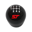 Load image into Gallery viewer, Ford Racing Black Carbon Fiber 6 Speed Shift Knob fits 2013-2017 Ford Focus S / 2017 Ford Focus SEL ST - Main Product View