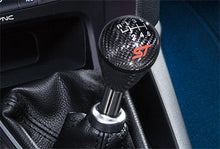 Load image into Gallery viewer, Ford Racing Black Carbon Fiber 6 Speed Shift Knob fits 2013-2017 Ford Focus S / 2017 Ford Focus SEL ST - Side View