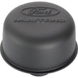 Load image into Gallery viewer, Ford Racing Black Crinkle Finish Breather Cap w/ Ford Mustang Logo - Main Product View