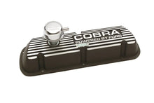 Load image into Gallery viewer, Ford Racing Black Satin Valve Cover Cobra - Side View