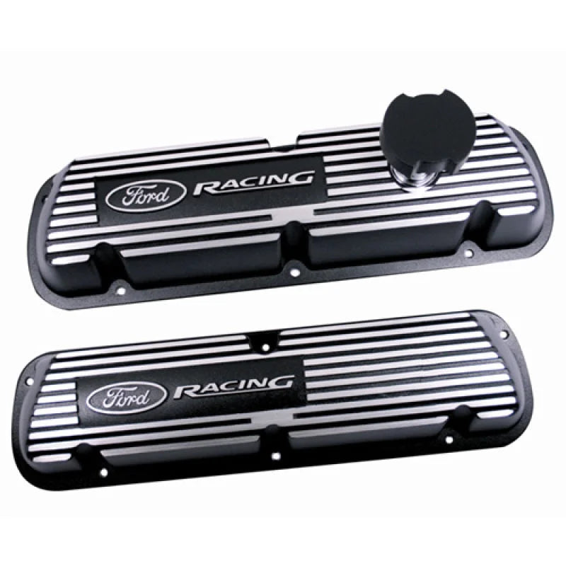 Ford Racing Black Satin Valve Covers Racing EFI - Main Product View