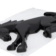 Load image into Gallery viewer, Ford Racing Bronco Rear Emblem - Matte Black - Side View