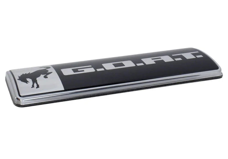 Ford Racing Bronco/Bronco Sport G.O.A.T. Badge - Black/Chrome - Additional View 5
