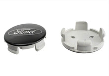 Load image into Gallery viewer, Ford Racing Car Black and Chrome Wheel Cap - Side View