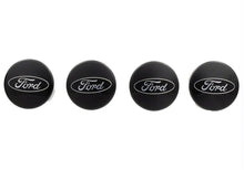 Load image into Gallery viewer, Ford Racing Car Black and Chrome Wheel Cap - Back View