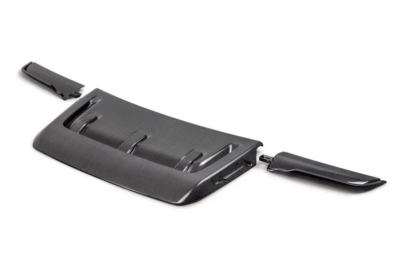 Ford Racing Carbon Fiber Hood Vent - Gloss fits 2021-2025 Ford F-150 Raptor - Main Product View