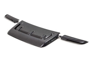 Ford Racing Carbon Fiber Hood Vent - Gloss fits 2021-2025 Ford F-150 Raptor - Main Product View