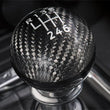 Load image into Gallery viewer, Ford Racing Carbon Fiber Shift Knob 6 Speed fits 2015-2025 Ford Mustang - Side View