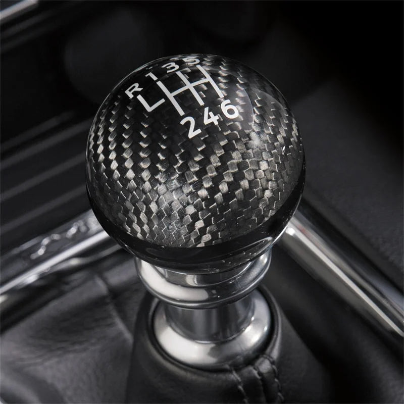 Ford Racing Carbon Fiber Shift Knob 6 Speed fits 2015-2025 Ford Mustang - Additional View 5