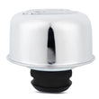 Load image into Gallery viewer, Ford Racing Chrome Breather Cap w/ Ford Mustang Logo - Back View