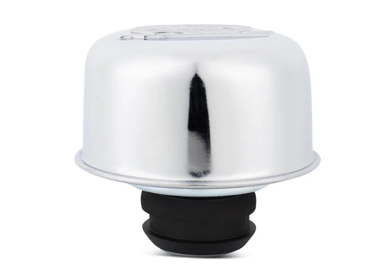 Ford Racing Chrome Breather Cap w/ Ford Mustang Logo - Back View