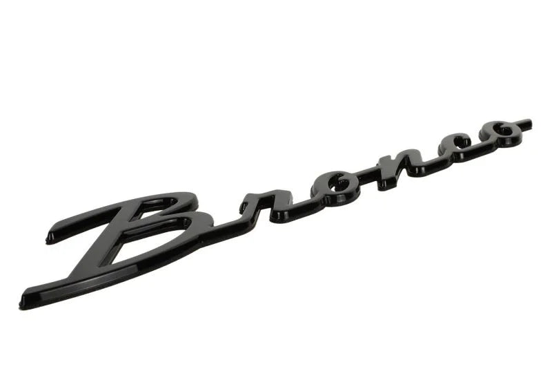 Ford Racing Classic Script Fender Badge Kit - Gloss Black fits 2021-2025 Ford Bronco - Additional View 5