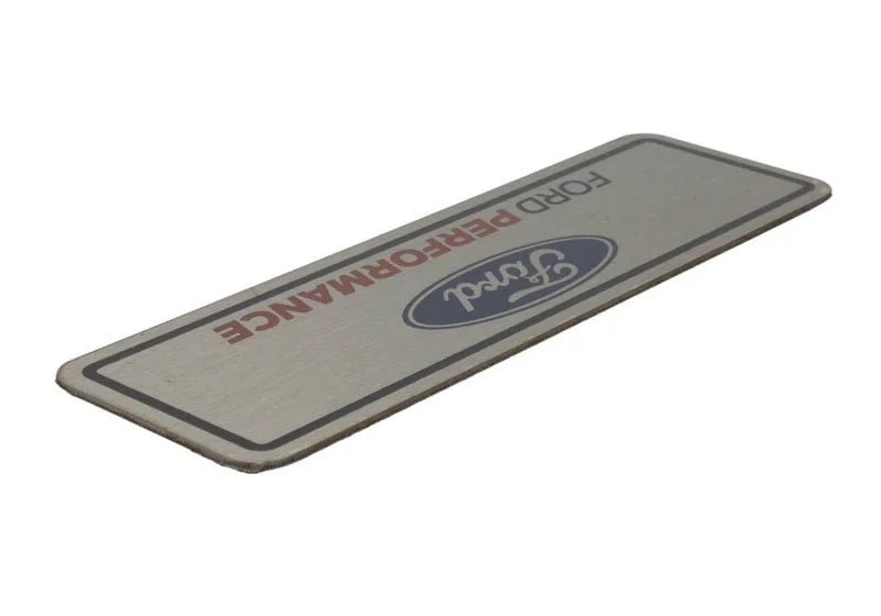 Ford Racing Dash Emblem - Side View
