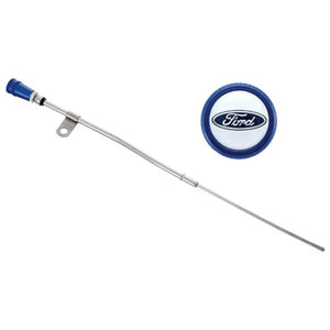 Ford Racing Dipstick Kit - Anodized Aluminum Handle w/ Embossed Ford Logo - Main Product View