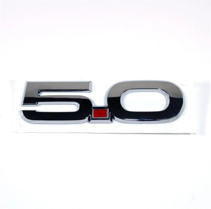 Ford Racing Fender Emblem Chrome fits Ford Mustang / 2015-2023 Ford Mustang GT 5.0L / 2015 Ford Mustang GT 50 Years LIMITE...