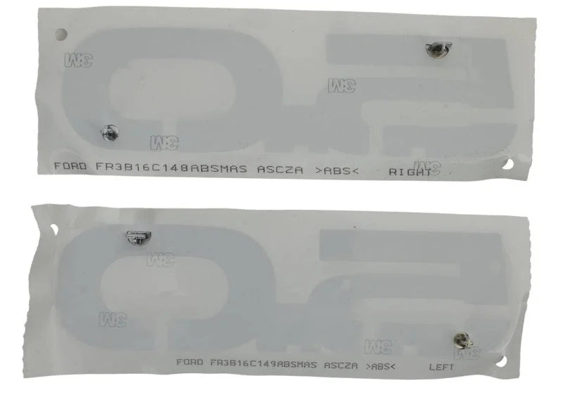 Ford Racing Fender Emblem Chrome fits Ford Mustang / 2015-2023 Ford Mustang GT 5.0L / 2015 Ford Mustang GT 50 Years LIMITE...
