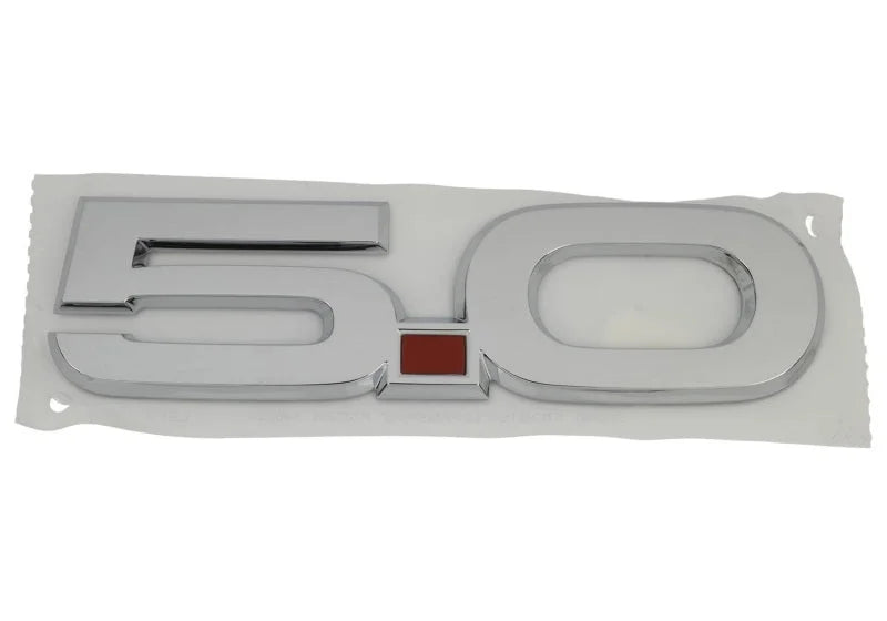 Ford Racing Fender Emblem Chrome fits Ford Mustang / 2015-2023 Ford Mustang GT 5.0L / 2015 Ford Mustang GT 50 Years LIMITE...