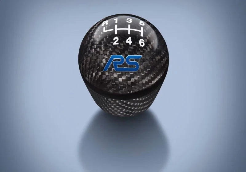 Ford Racing Focus RS Black Carbon Fiber Shift Knob 6 Speed - Back View