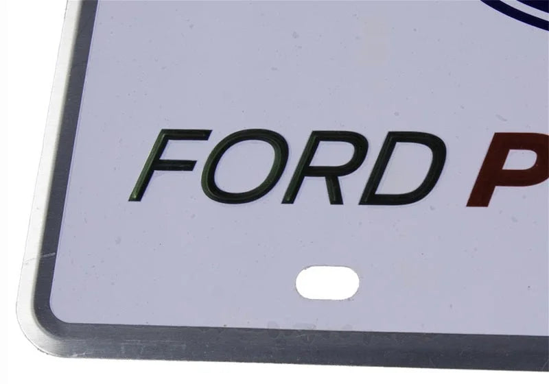 Ford Racing Ford Performance License Plate - Single - Side View
