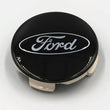 Load image into Gallery viewer, Ford Racing Ford Truck/SUV Black And Chrome Wheel Center Cap Kit - Installation View