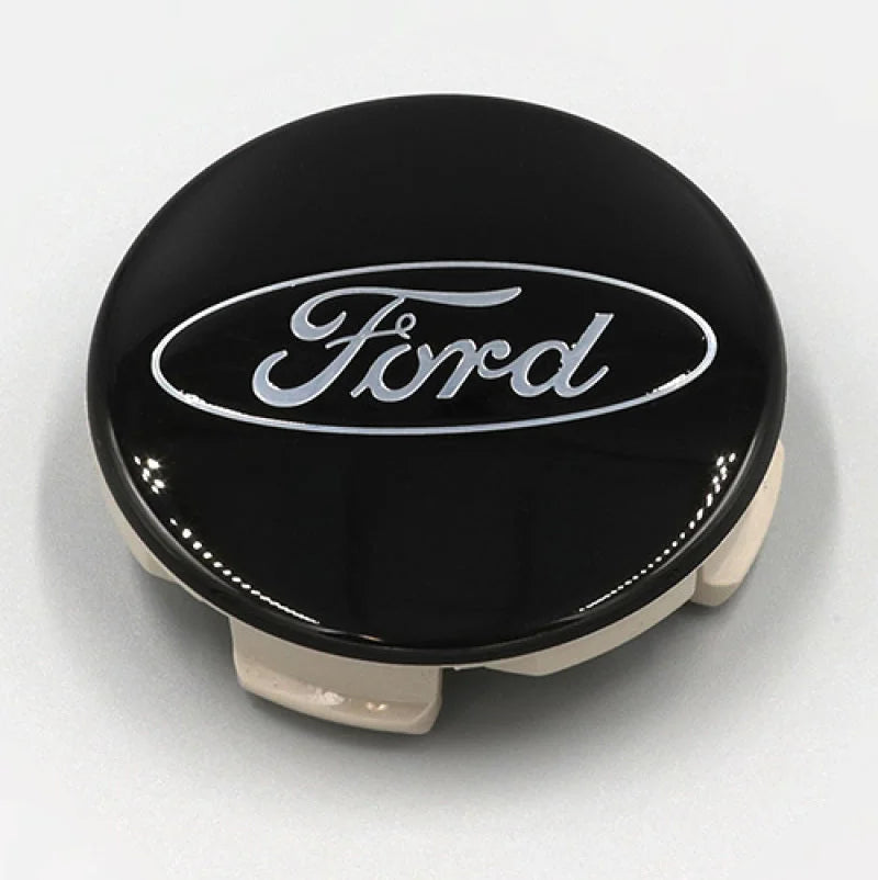 Ford Racing Ford Truck/SUV Black And Chrome Wheel Center Cap Kit - Installation View