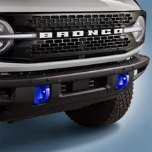 Load image into Gallery viewer, Ford Racing Front Bumper Tow Hooks - Blue (Pair) fits 2021-2025 Ford Bronco - Side View