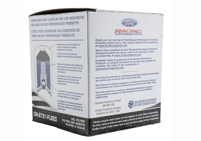 Ford Racing High Performance Oil Filter - Additional View 8