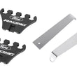 Load image into Gallery viewer, Ford Racing Logo Wire Loom Chrome Base/Black - Side View