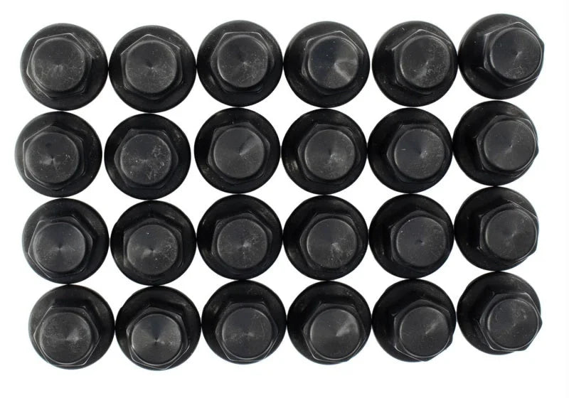 Ford Racing M14 x 1.5 Black Lug Nut - Set of 24 - Main Product View