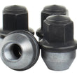Load image into Gallery viewer, Ford Racing M14 x 1.5 Black Lug Nut - Set of 24 - Side View