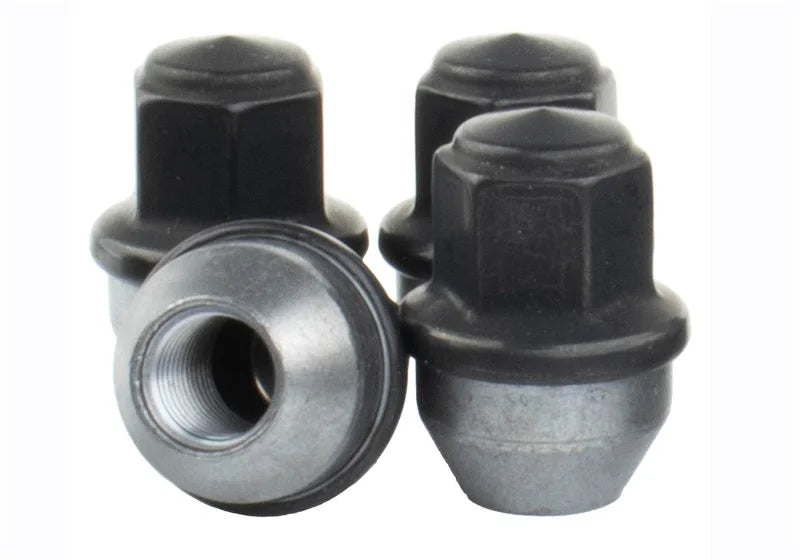 Ford Racing M14 x 1.5 Black Lug Nut - Set of 24 - Side View