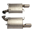 Load image into Gallery viewer, Ford Racing Muffler Kit (50 STATE) fits 2012-2013 Ford Mustang Boss 302 / 2011-2014 Ford Mustang GT - Side View
