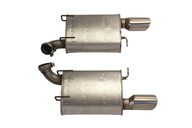 Ford Racing Muffler Kit (50 STATE) fits 2012-2013 Ford Mustang Boss 302 / 2011-2014 Ford Mustang GT - Side View
