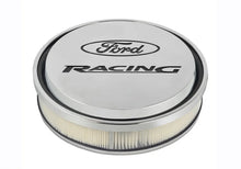 Load image into Gallery viewer, Ford Racing Polished Slant Edge Air Cleaner - Back View