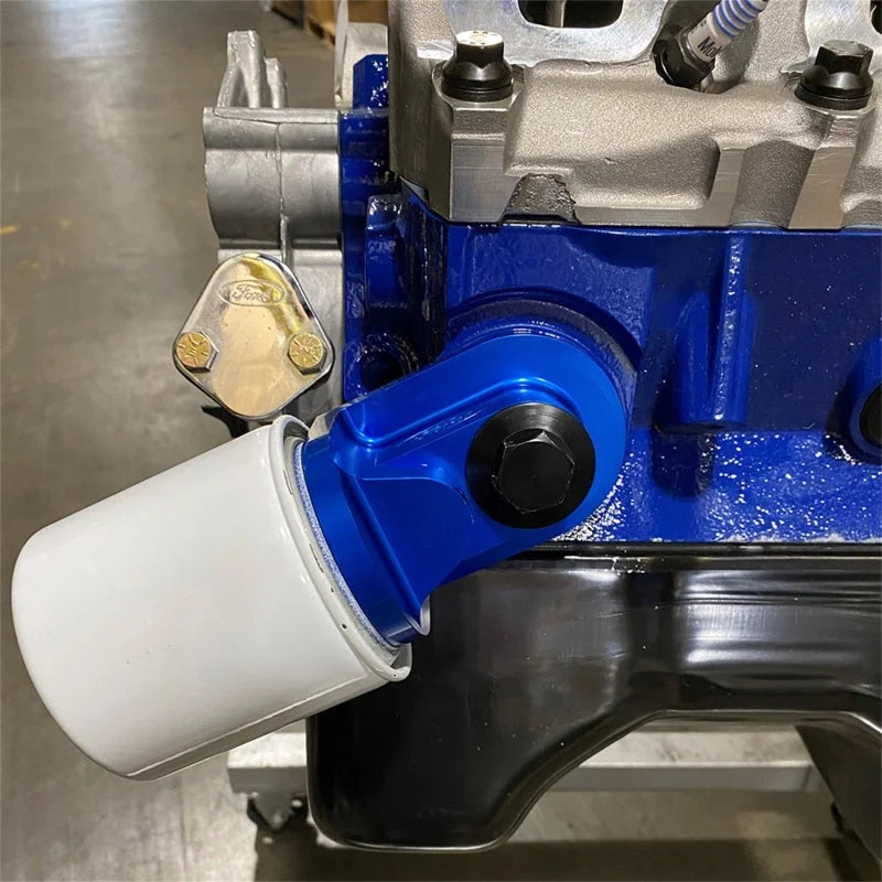 Ford Racing Push Rod V8 90 Degree Billet Oil Filter Adapter - Additional View 5