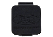 Load image into Gallery viewer, Ford Racing Rubber 2in Hitch Receiver Cover w/Ford Oval/Ford Performance Logo - Side View