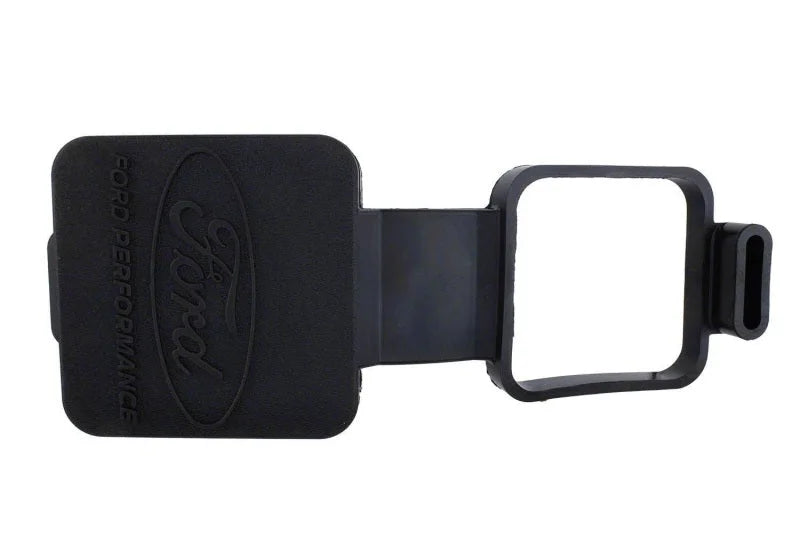 Ford Racing Rubber 2in Hitch Receiver Cover w/Ford Oval/Ford Performance Logo - Back View