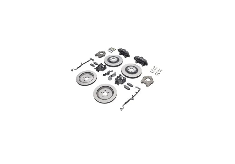 Ford Racing Six Piston 15-inch Brake Upgrade Kit fits 2005-2014 Ford Mustang - Side View